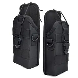 Funda MOLLE grande para walkie-talkie de tamaño amplio