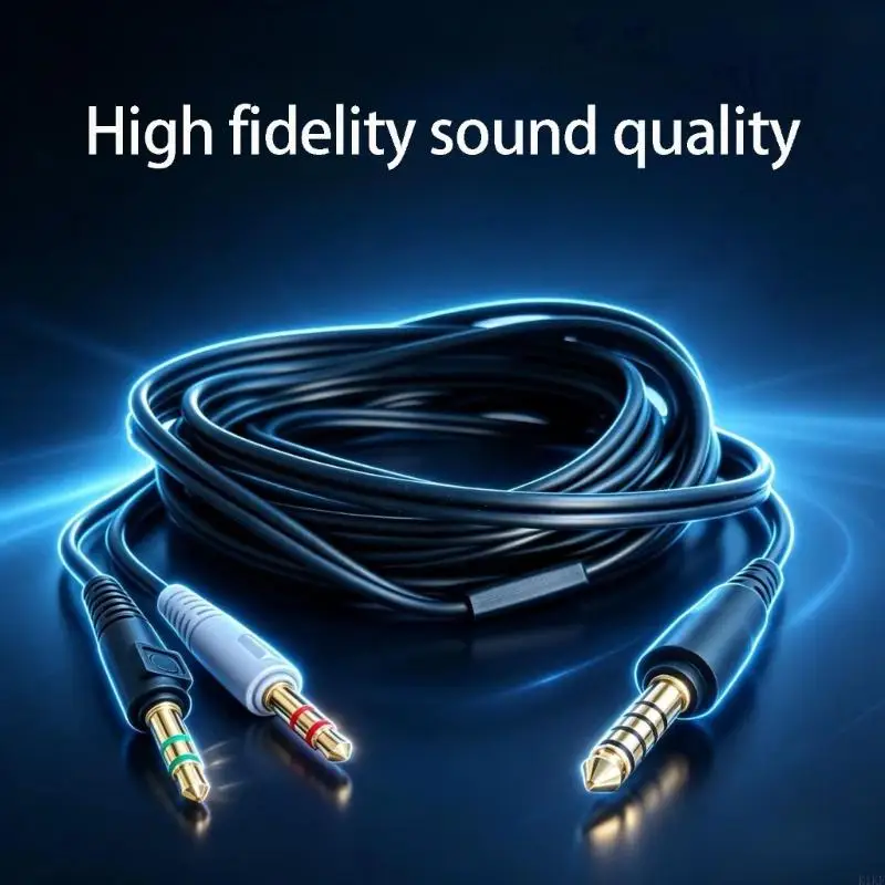 Cable repuesto ATH-GDL3 – 4,4 mm a 3,5 mm, sonido y micrófono - imagen 5