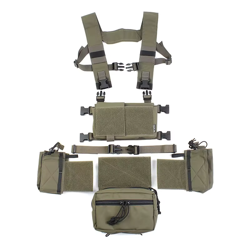 Pew Tactical MK4 D3 Rig de Pecho Táctico 500D Mate – Airsoft y Caza - imagen 4