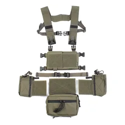 Pew Tactical MK4 D3 Rig de Pecho Táctico 500D Mate – Airsoft y Caza