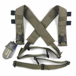 Arnés táctico en X para el pecho con bolsillo frontal