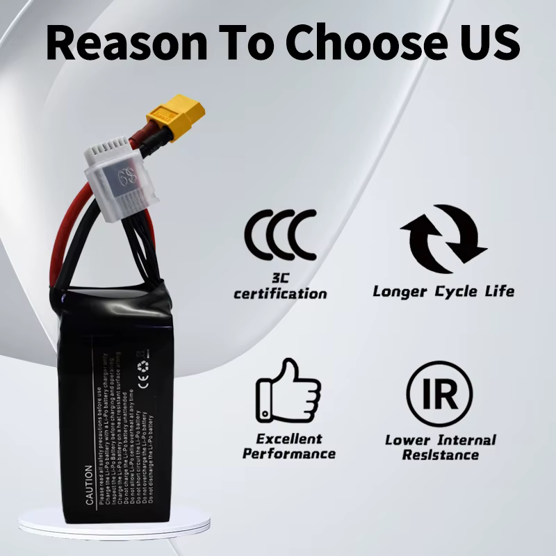 Conexión del cable de balance y conector XT60 de la batería
