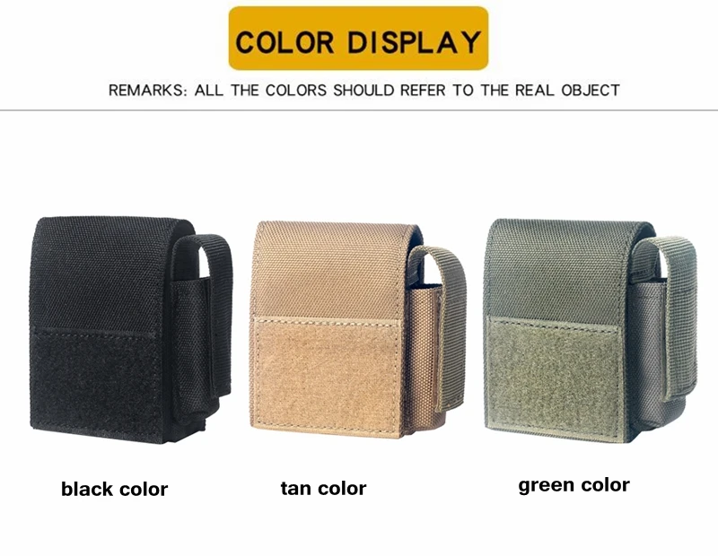 Bolsa táctica compacta vista frontal