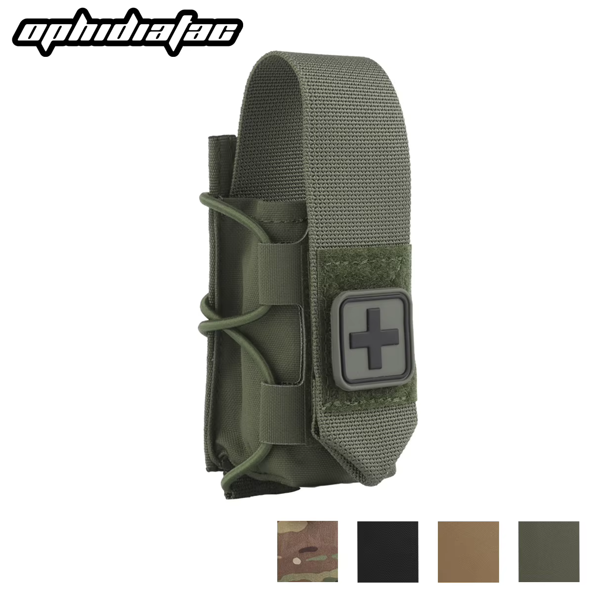 OPHIDIANTAC Bolsa táctica MOLLE para torniquete vertical con solapa - imagen 5