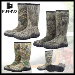 Botas tácticas impermeables camuflaje forro polar antideslizantes