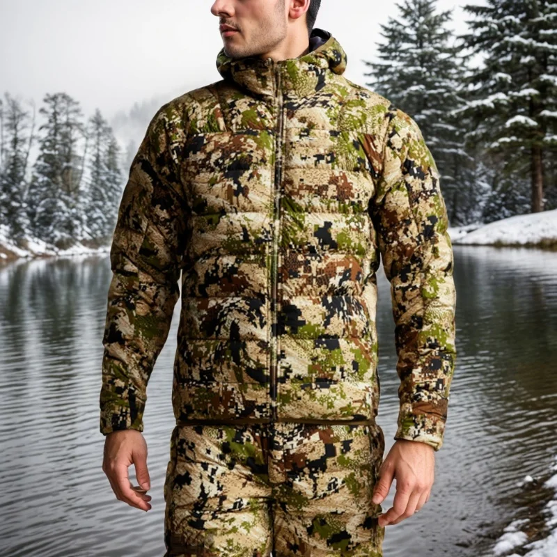 Ainfad Kelvin Chaqueta de plumón táctica ligera camuflaje hombre - imagen 2