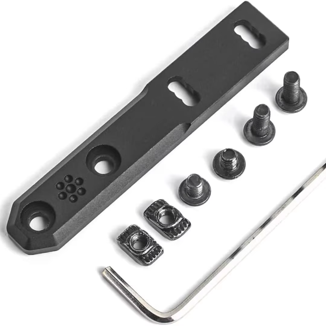 Soporte M-LOK tipo engranaje para linterna táctica M300 M600 negro