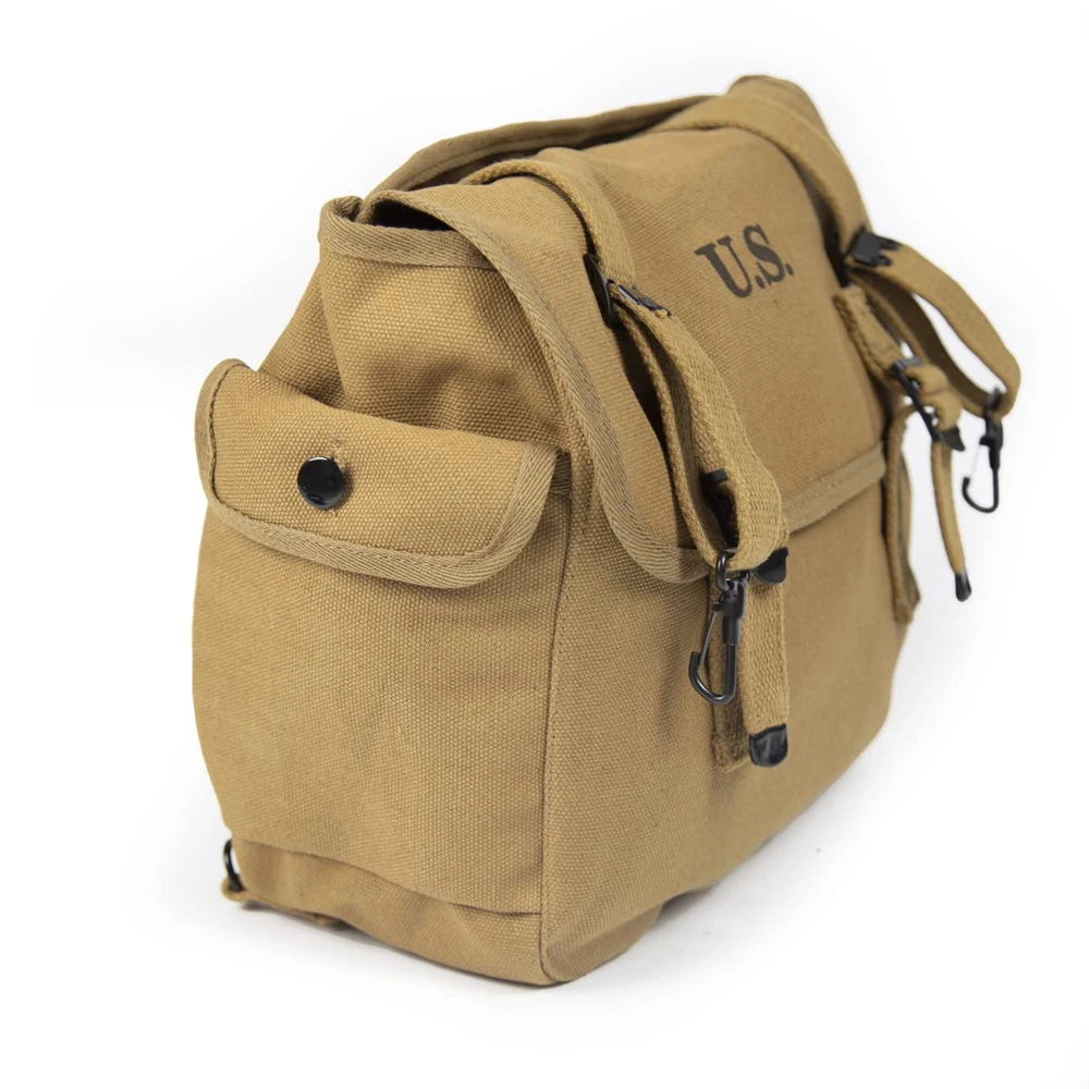 Musette M1936 de lona táctica estilo M36 Segunda Guerra Mundial