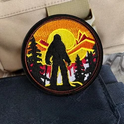 Parche táctico Bigfoot bordado con velcro gancho y bucle