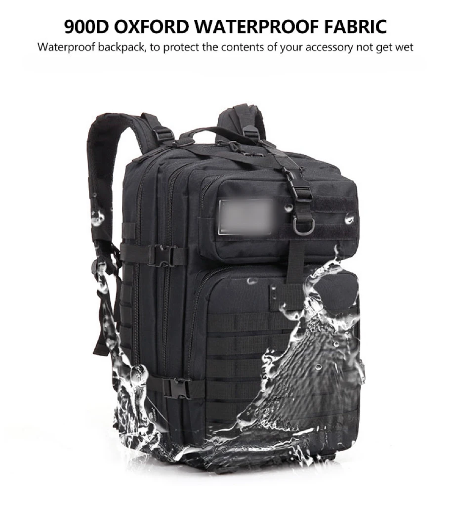 Mochila táctica camuflaje MOLLE bolsa de ataque para camping - imagen 5