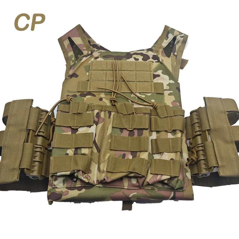 Chaleco en color verde militar