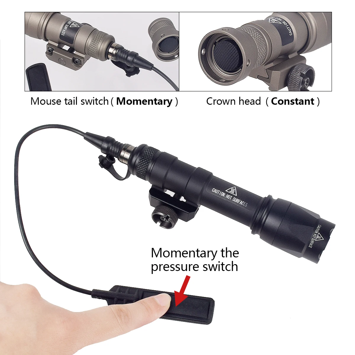 SureFire M600 linterna táctica IR con riel Picatinny - imagen 2