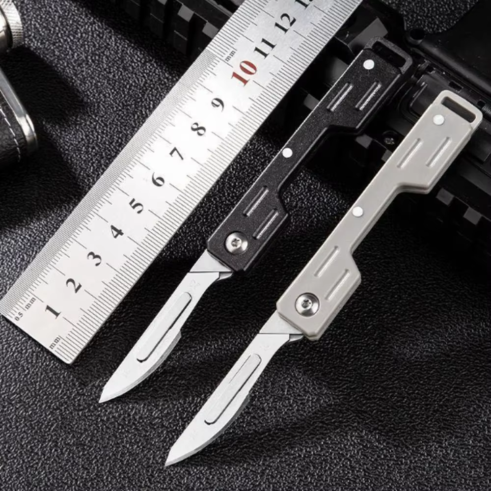 Cuchillo plegable EDC médico mini para exteriores y tácticas - imagen 4