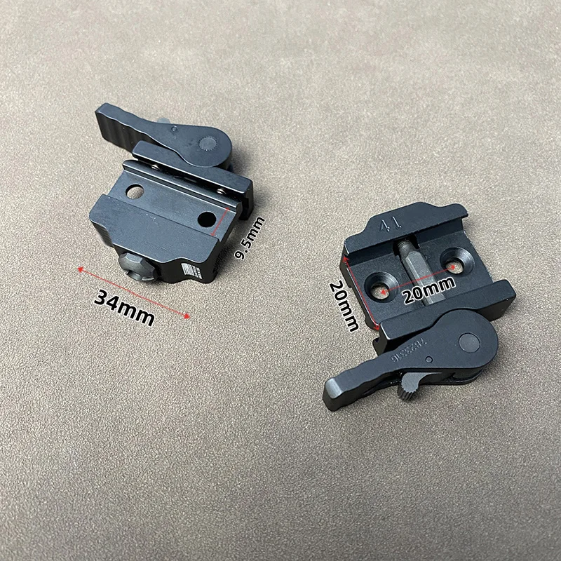 Montura táctica Picatinny para luz exploradora con liberación rápida - imagen 4