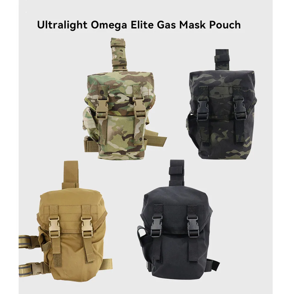 Bolsa táctica máscara de gas MOLLE para accesorios y piernas - imagen 4