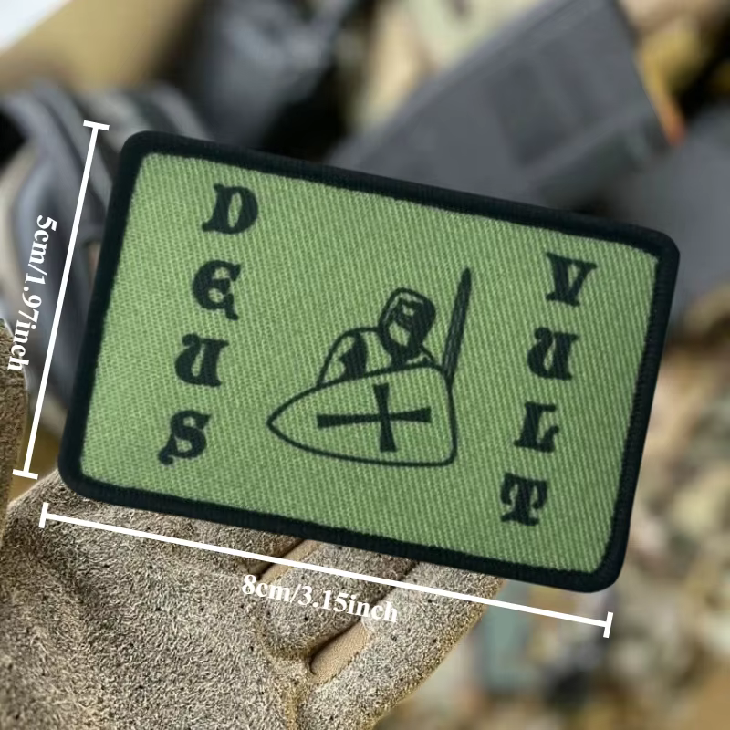 Parche con aspecto táctico para personalizar mochilas y brazaletes