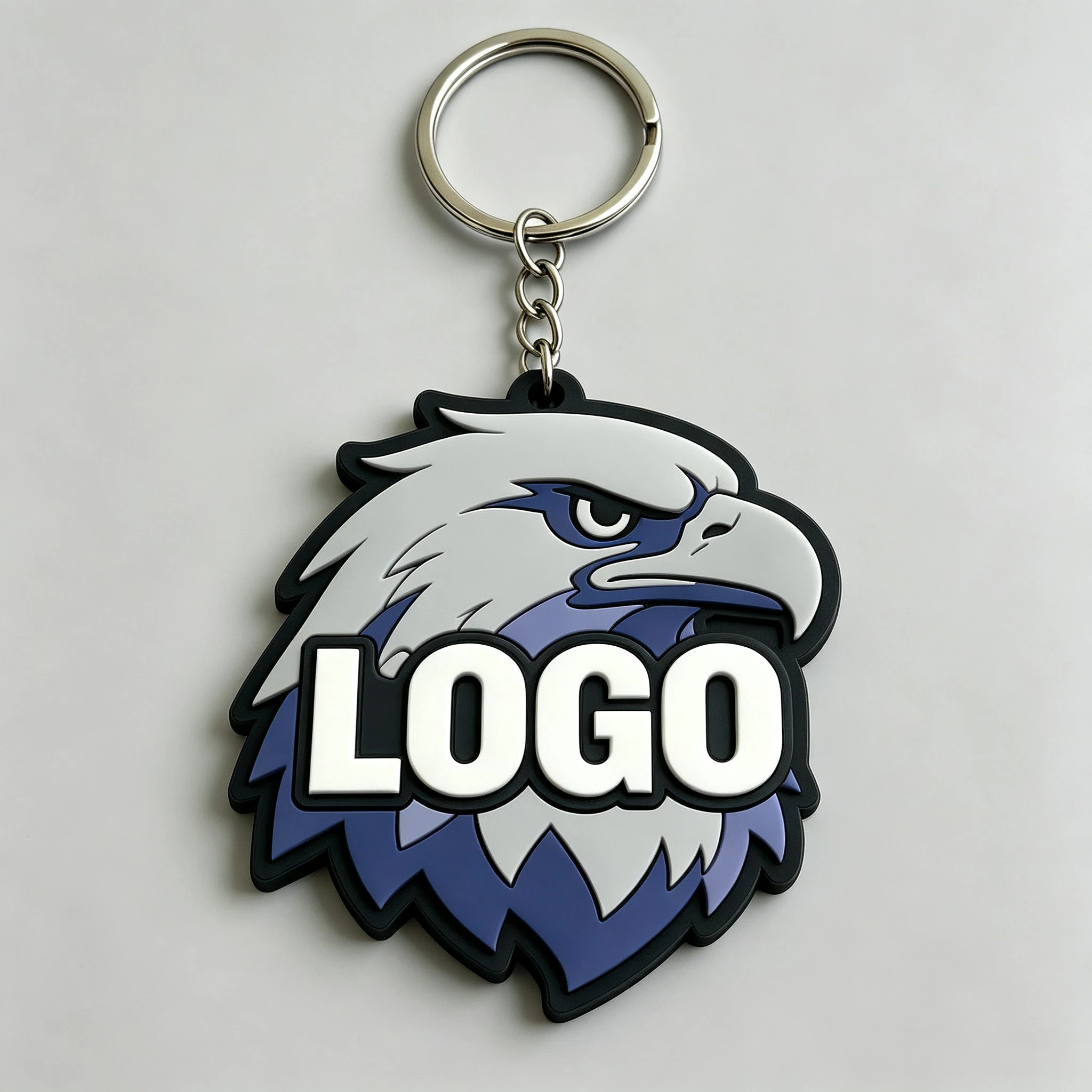 Llavero táctico de PVC personalizable con logotipo - imagen 5