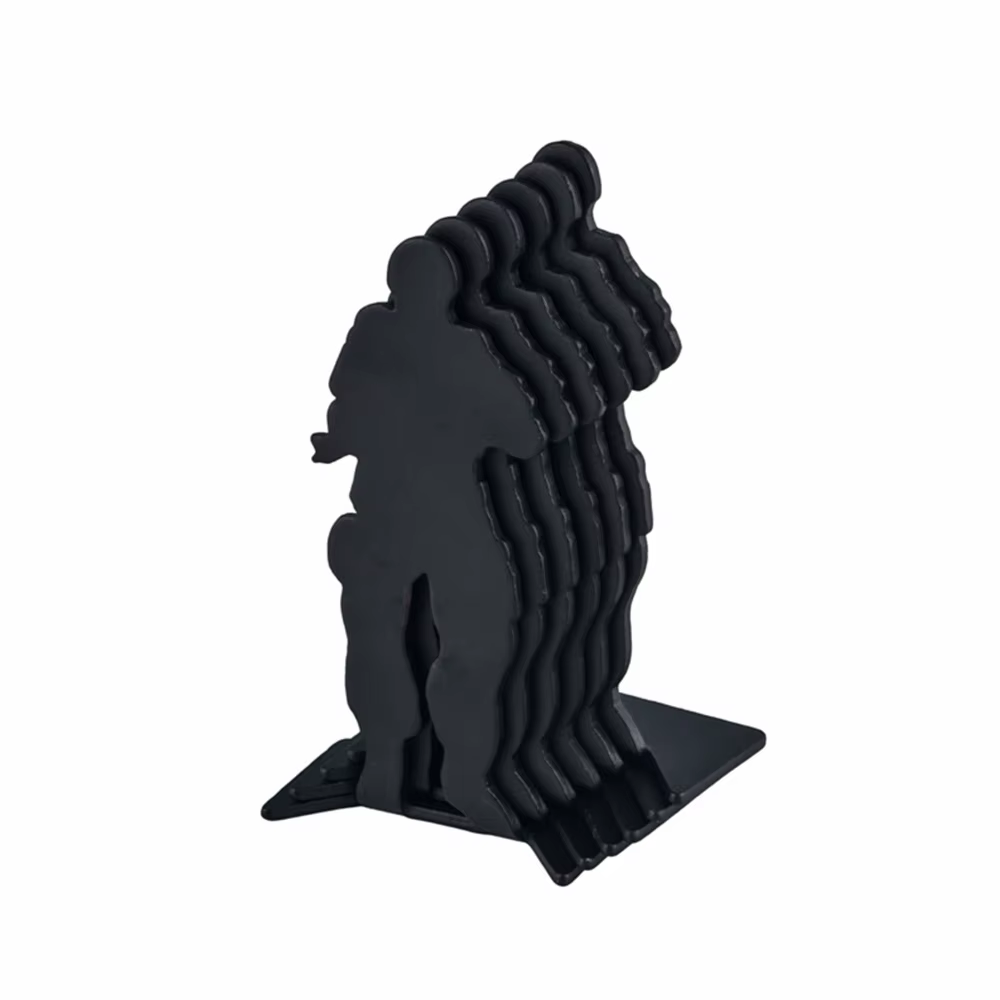 Objetivo IPSC pie negro táctico – Kit airsoft paintball - imagen 3