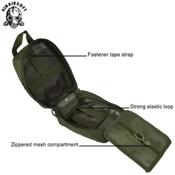 SINAIRSOFT Bolsa Molle Kit Primeros Auxilios Táctico