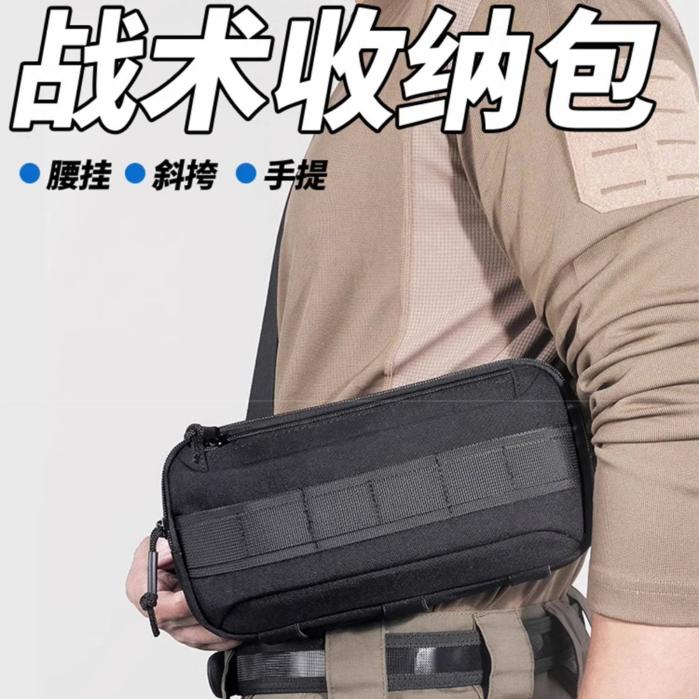 Bolsa táctica MOLLE para hombro, multifunción, gran capacidad, acampada y senderismo - imagen 5