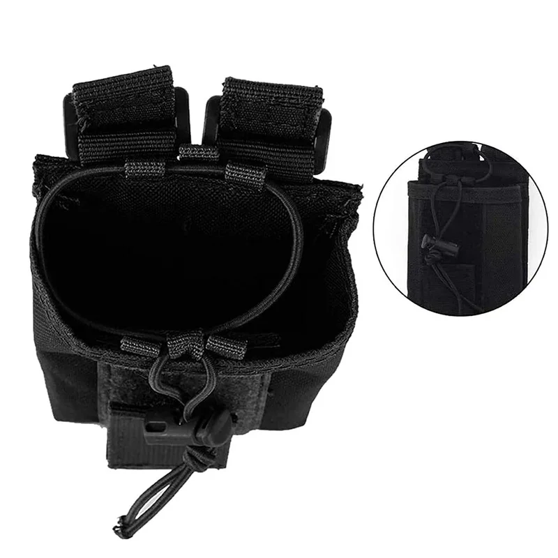 Funda MOLLE para radio walkie-talkie en nailon – Exterior táctico - imagen 5