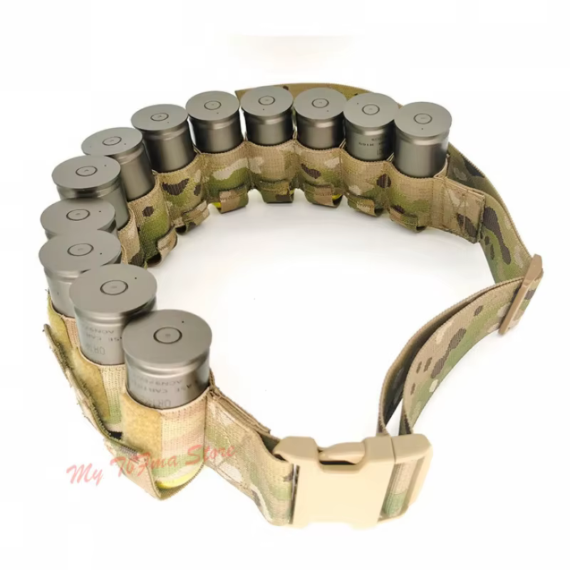 Cinturón táctico MOLLE ajustable para granadas estilo americano - imagen 2