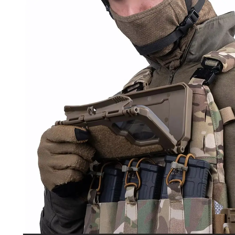 Soporte MOLLE ajustable para teléfono – Chaleco táctico - imagen 5