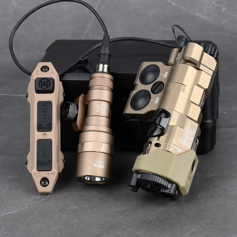 WADSN MAWL-C1 Mejorado Linterna Táctica ARMA CNC con Láser IR Multicolor - imagen 5