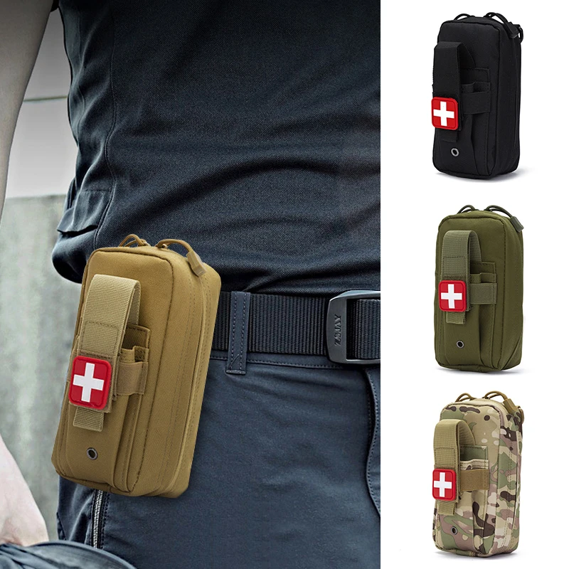 Bolsa médica táctica MOLLE EDC – Botiquín primeros auxilios supervivencia - imagen 3