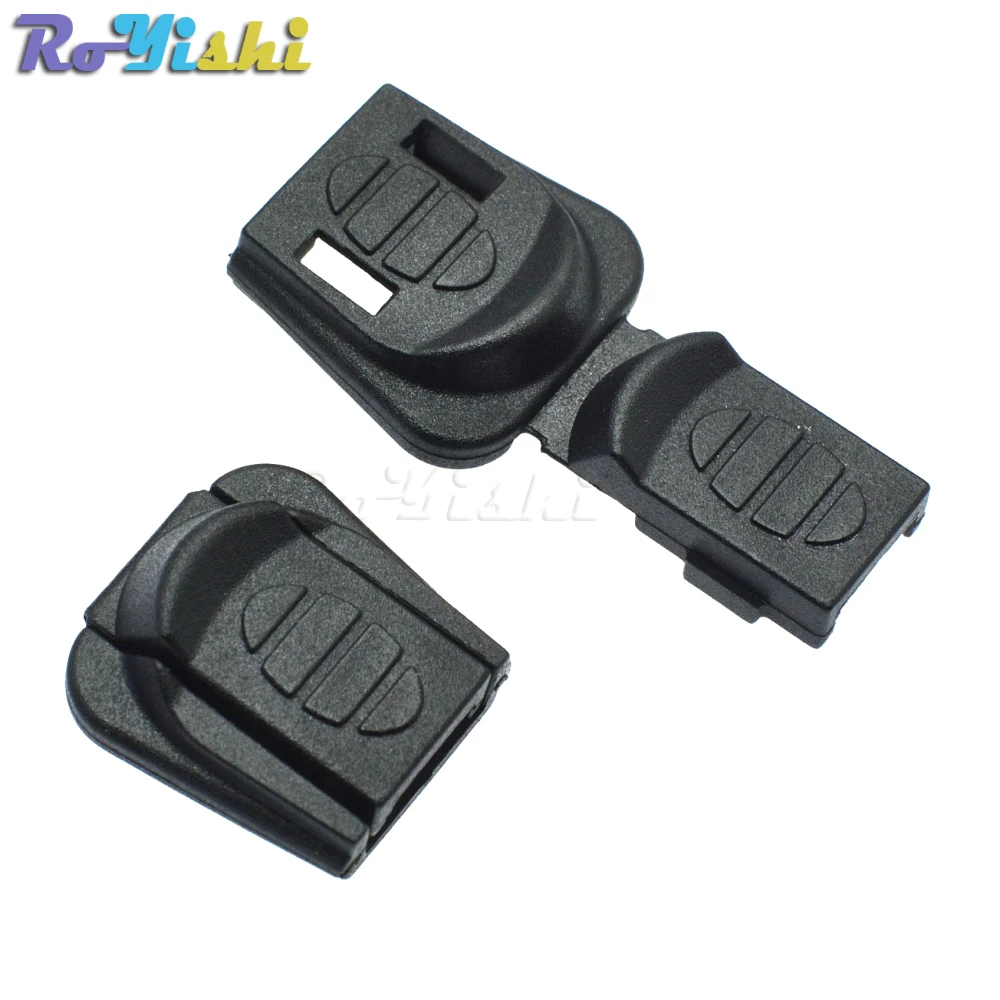 Kit tiradores paracord negro con hebilla y clips para mochila - imagen 5