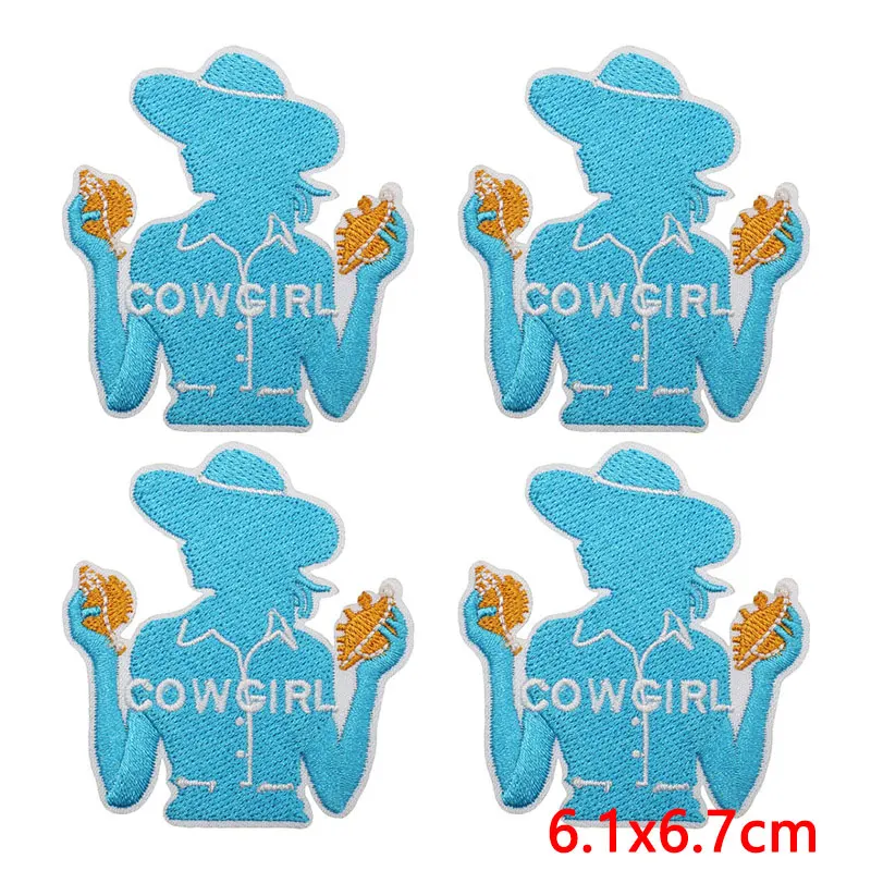 Parche termoadhesivo bordado vaquero costero – Para coser o planchar - imagen 3