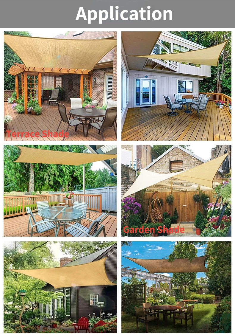 Toldo impermeable de vela para acampar – Gran dosel exterior - imagen 2