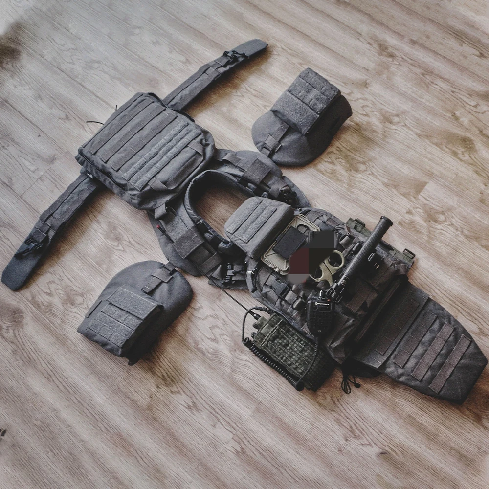 Chaleco Táctico MOLLE con Protección de Cuello – Airsoft y Caza - imagen 4
