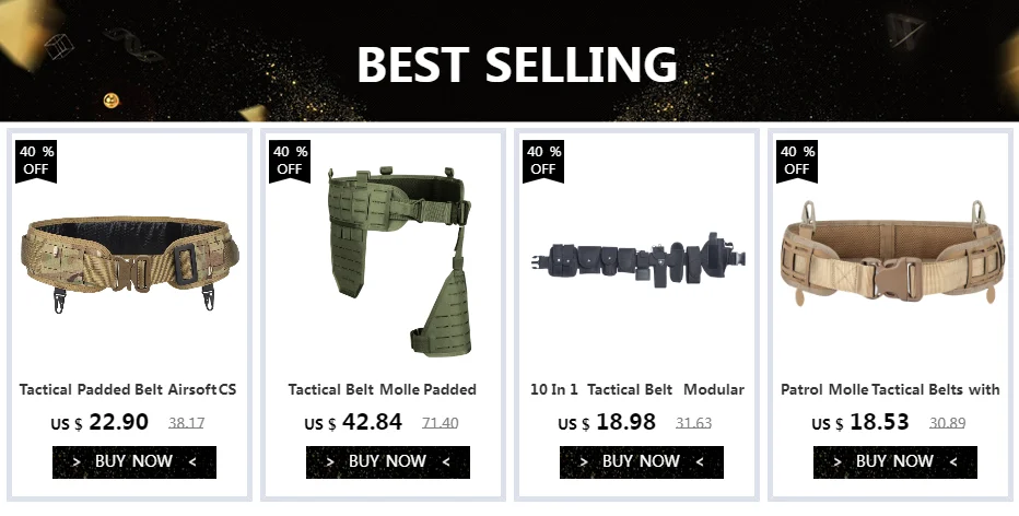 Cinturón táctico de liberación rápida en color camuflaje