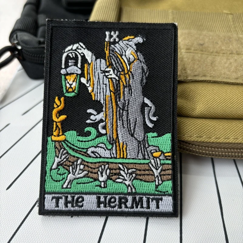 Parche táctico bordado con velcro - insignia militar para mochila - imagen 4