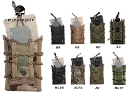 EmersonGear Bolsa porta revistas MOLLE Airsoft doble compartimento