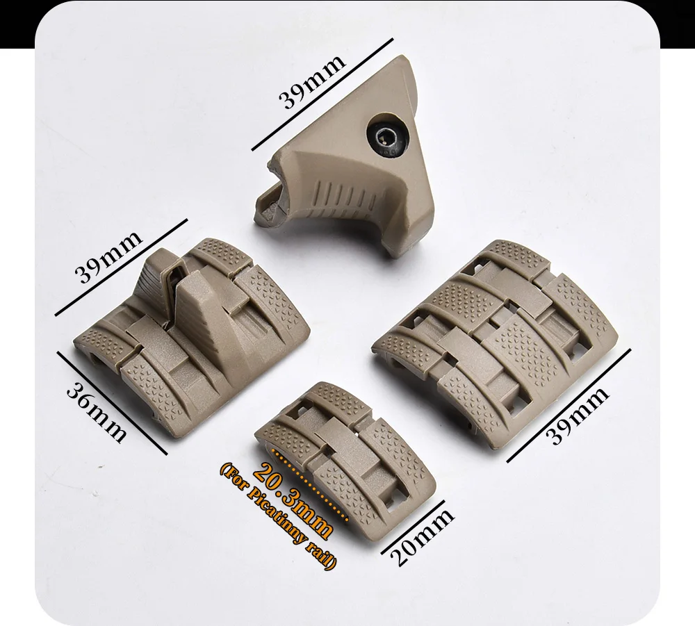 Detalle estructura modular del protector