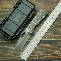 LEMIFSHE Dixon cuchillo plegable EDC de acero y titanio