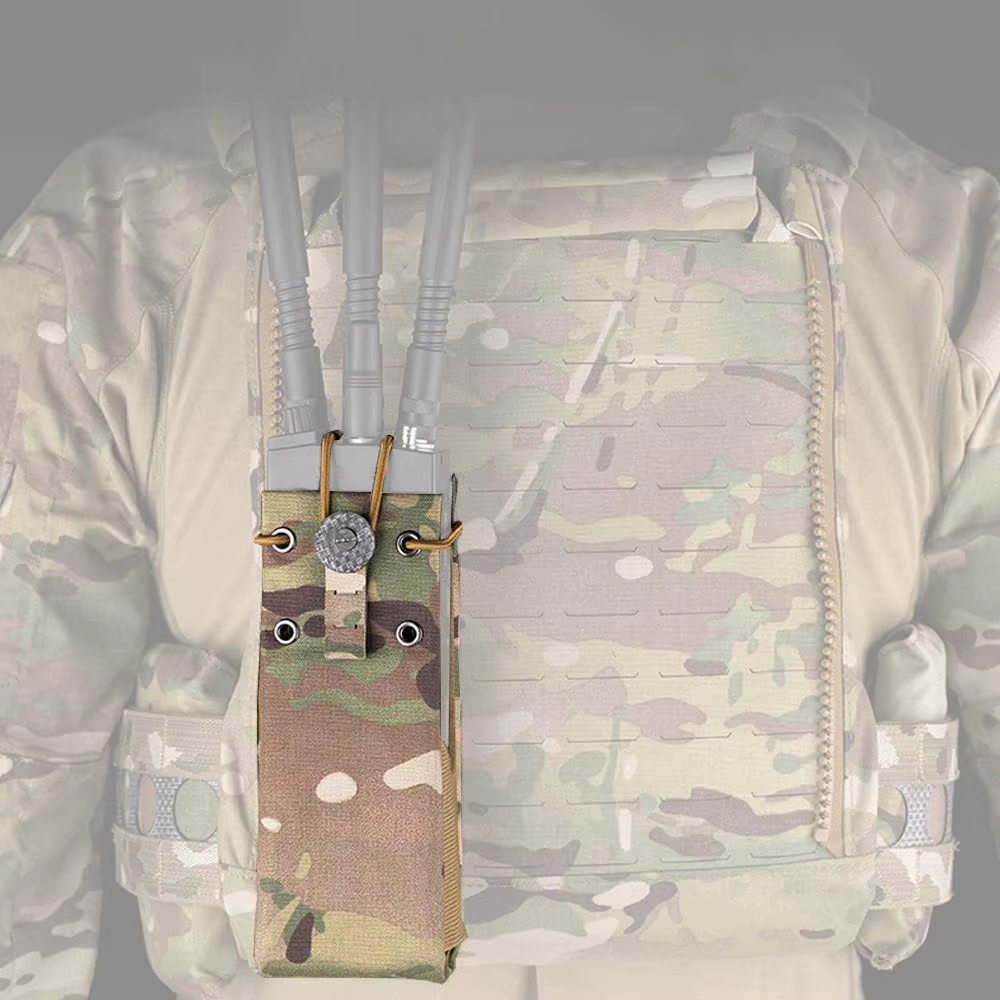 Bolso MOLLE porta radio táctico – Compatible con emisoras - imagen 2