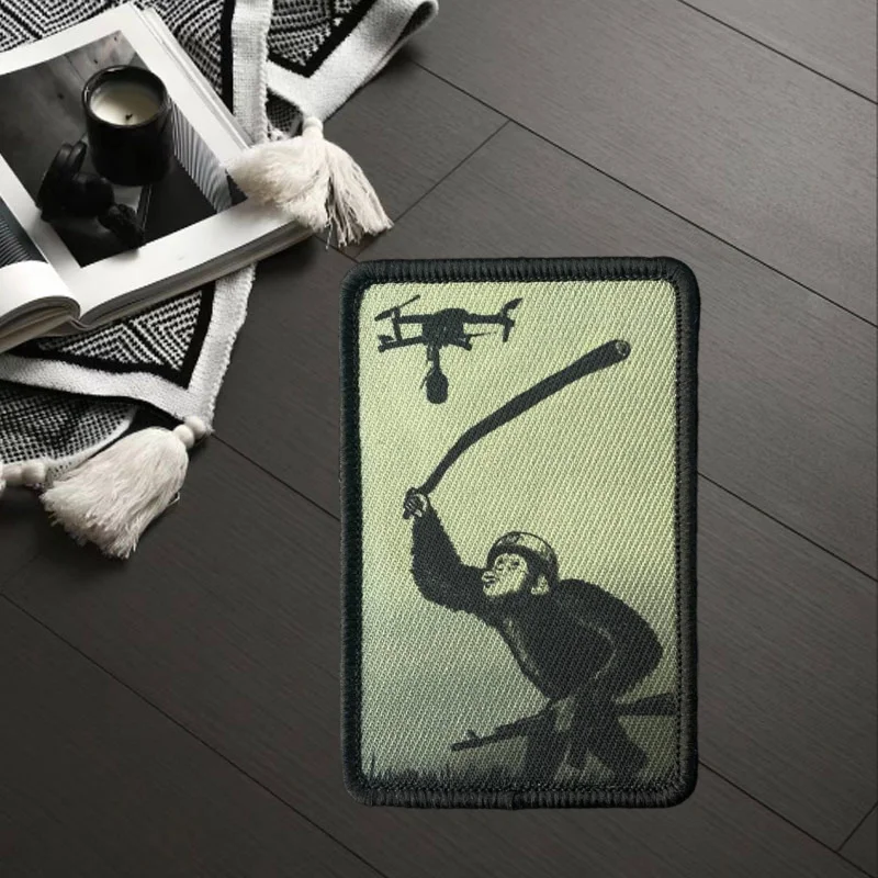 Parche táctico Evolution PVC gancho bucle insignia moral mono - imagen 3