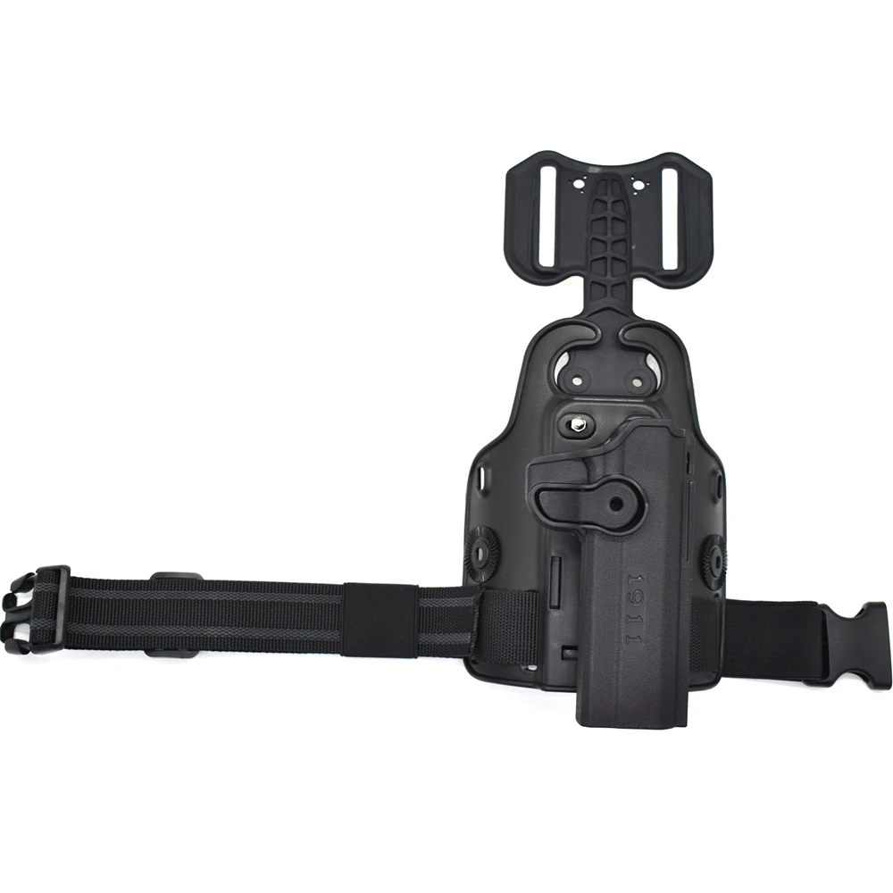 Funda táctica pierna extensible para pistola – Glock 17 M9 Colt 1911 - imagen 3