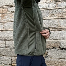 Chaqueta táctica forro polar L3 abierta para senderismo y camping