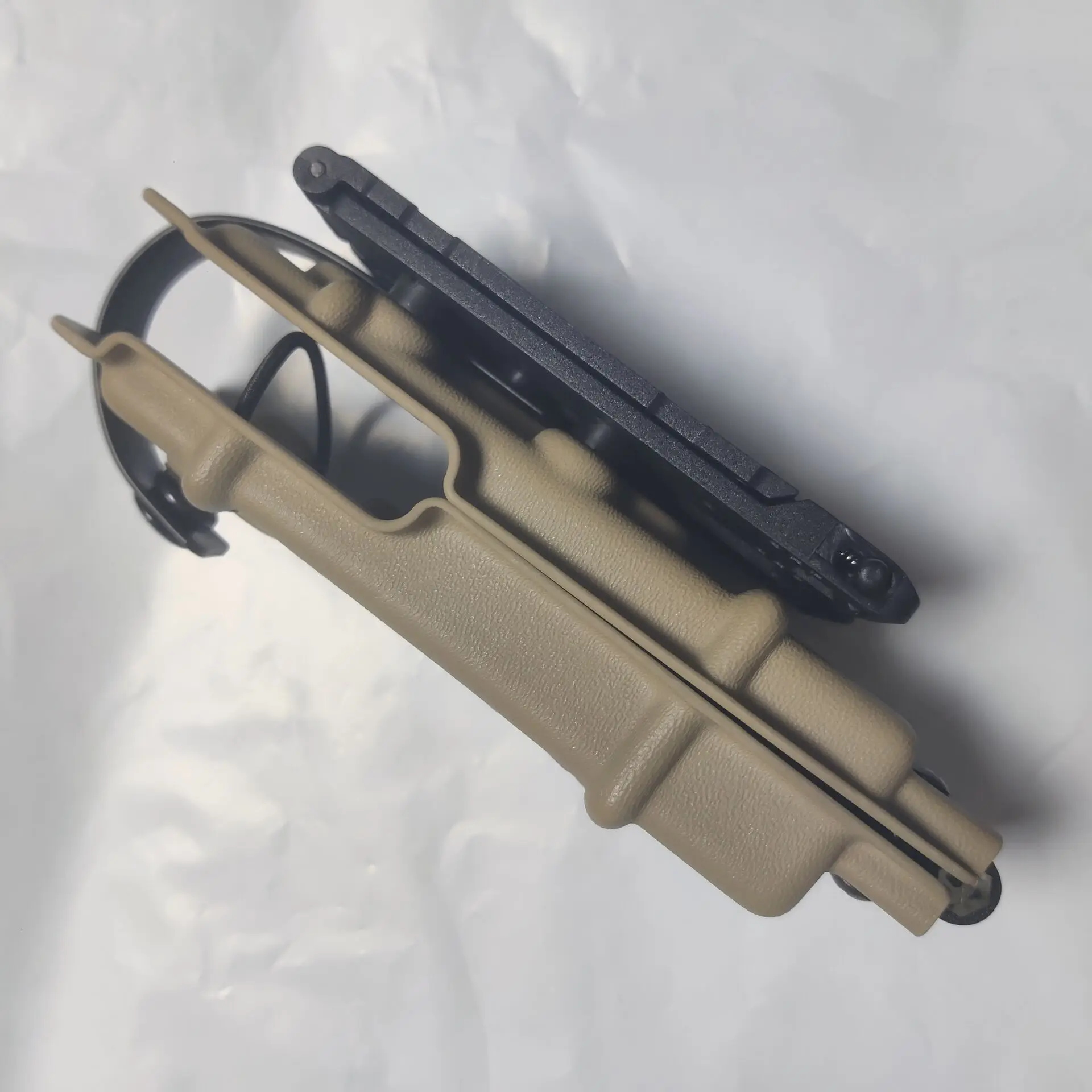 Funda táctica MOLLE Kydex UV5R con bolsa almacenamiento abierta - imagen 4