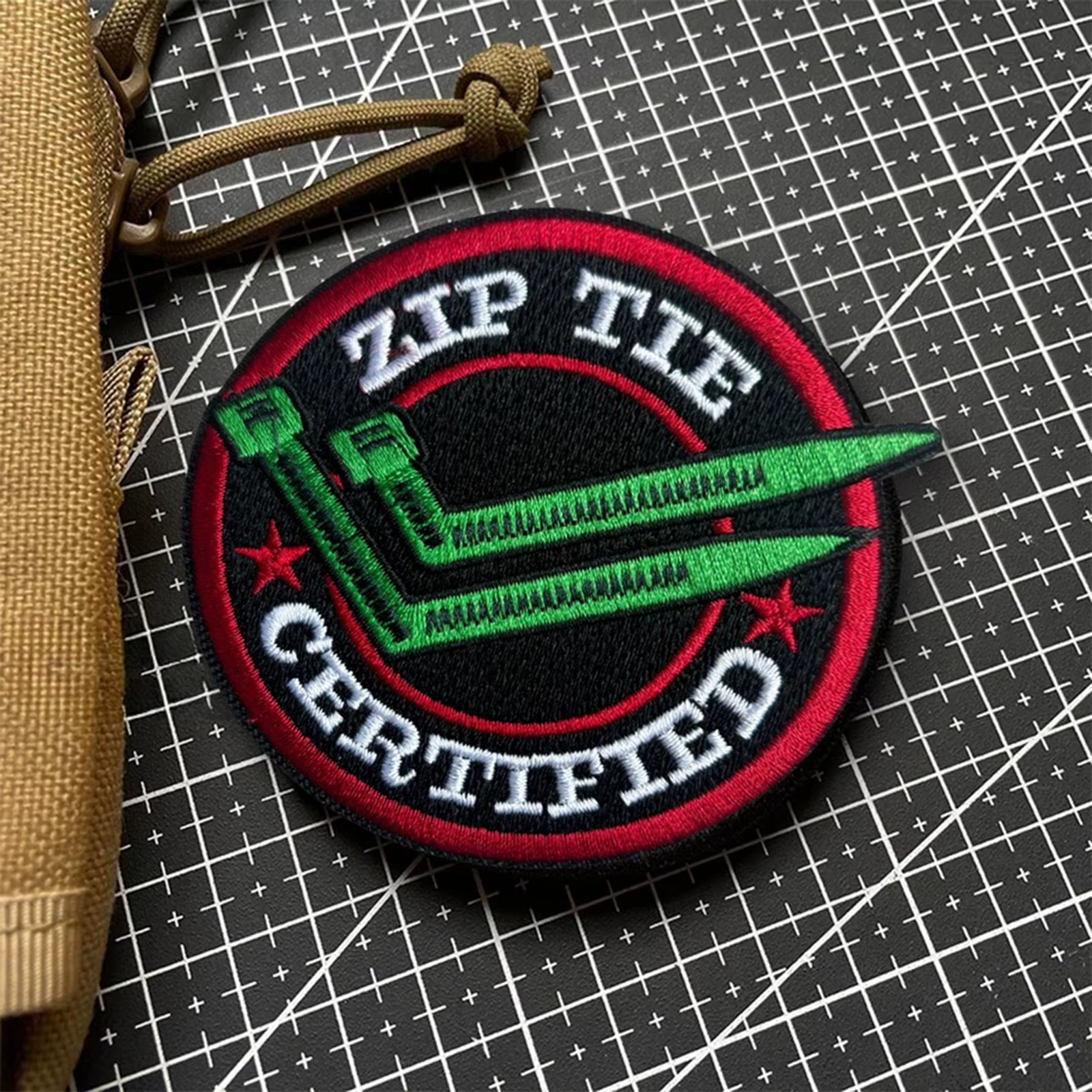 Parche táctico bordado velcro – Insignia militar para uniforme - imagen 3