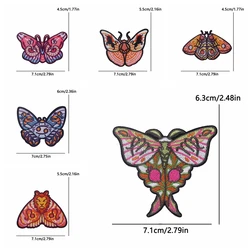Parche termoadhesivo bordado mariposa – para coser o planchar