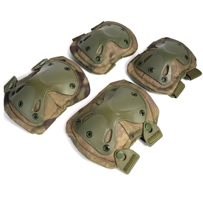 EMR rodilleras tácticas de camuflaje militar ruso en verde - imagen 5