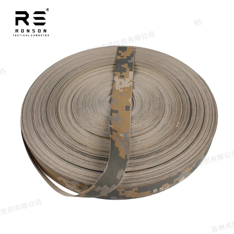 Cinta MOLLE 25mm camuflaje con borde delta y compatibilidad NIR - imagen 3
