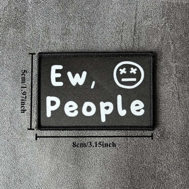 Parche de moral táctico Ew, People para mochila y brazalete - imagen 4