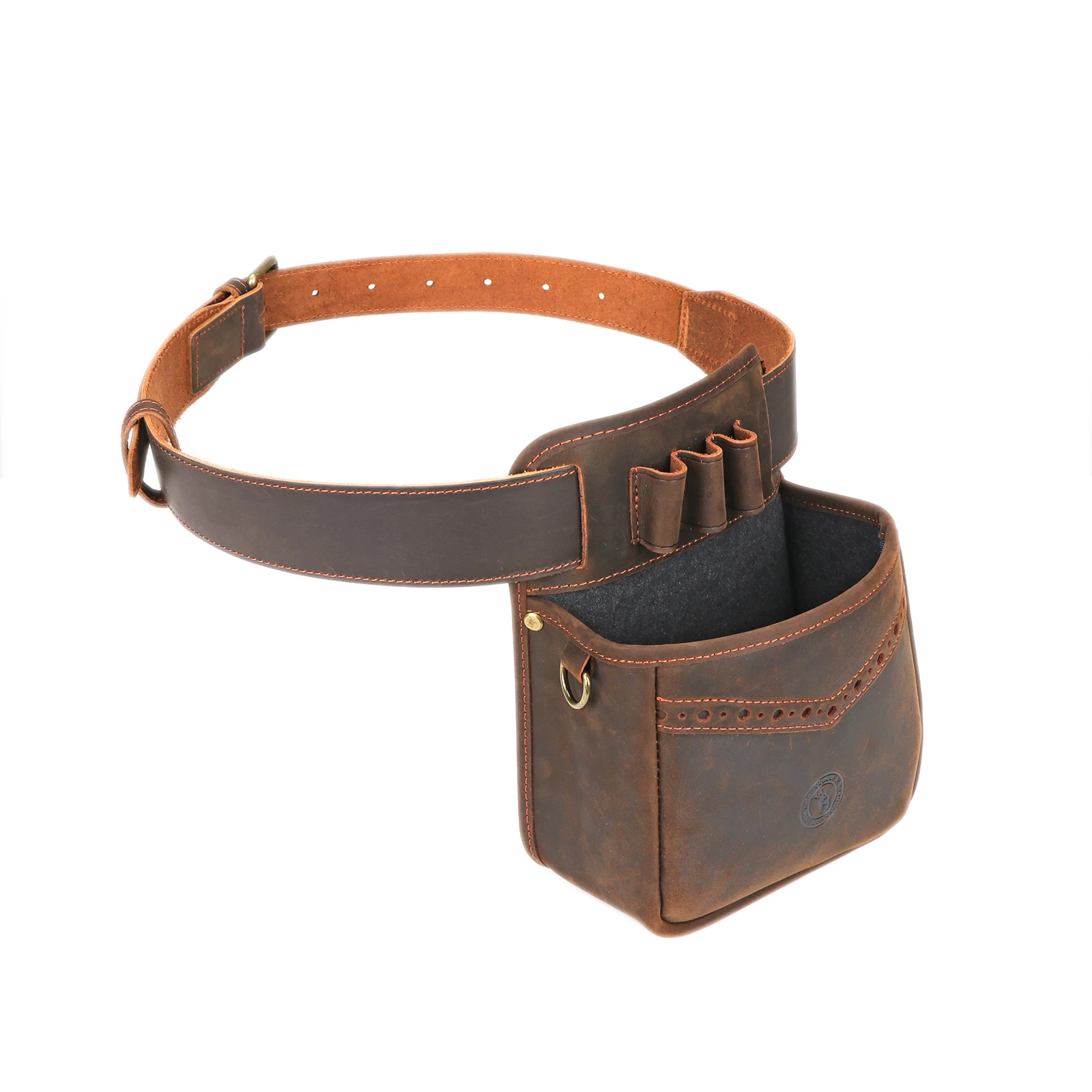 Tourbon funda táctica pistola cuero con bolsa cintura - imagen 2