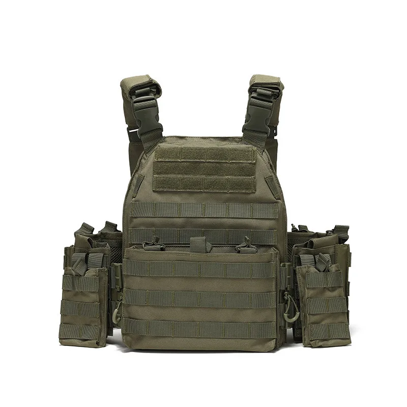 Chaleco táctico camuflaje multifuncional con cierre rápido protección - imagen 2